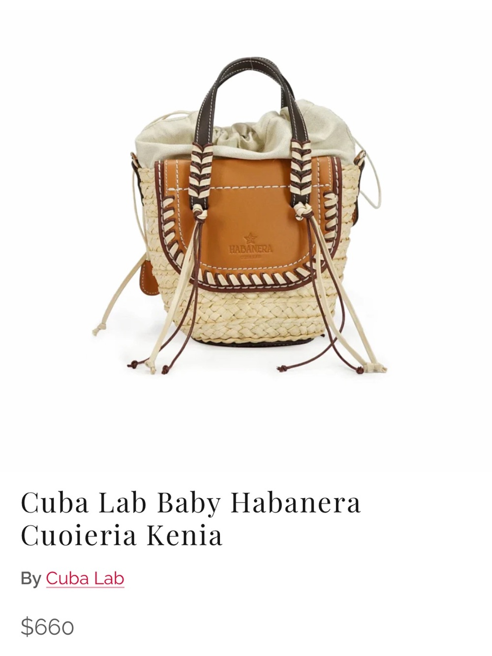 Habanera Natural Straw & Tan Leather Shoulder Bag - Picture 3 of 6